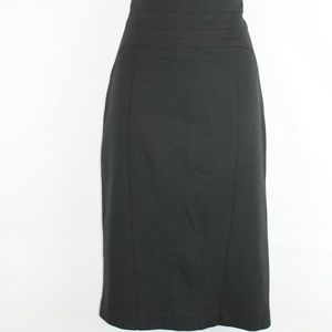 Iris Setlakwe High Waist Pencil Skirt Black 6 NEW